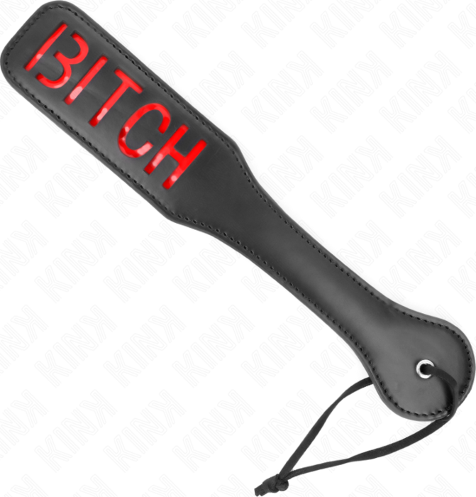 Pala BDSM KINK BITCH Vermelha 32x6cm Sensação Única Pala BDSM KINK BITCH Vermelha 32x6cm Sensação Única