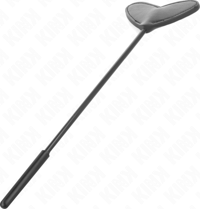 Pala KINK Coração Preto 33 cm - Prazer e Estilo