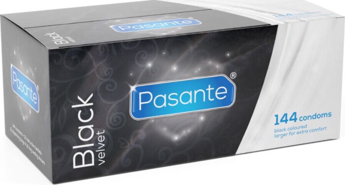 Preservativos Pasante Black Velvet | Toque elegante e ori...