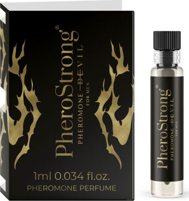 Perfume Pherostrong Devil 1ml - Sedução Intensa Perfume Pherostrong Devil 1ml - Sedução Intensa