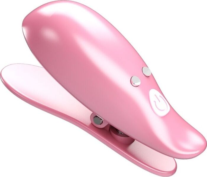 Pinças Vibratórias Pretty Love Leaf Rosa Sensuais