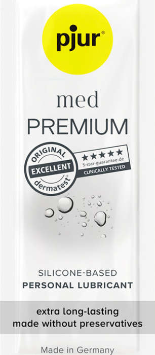 Pjur - Lubrificante de Silicone 1,5 ml para Cuidado e Deslizamento