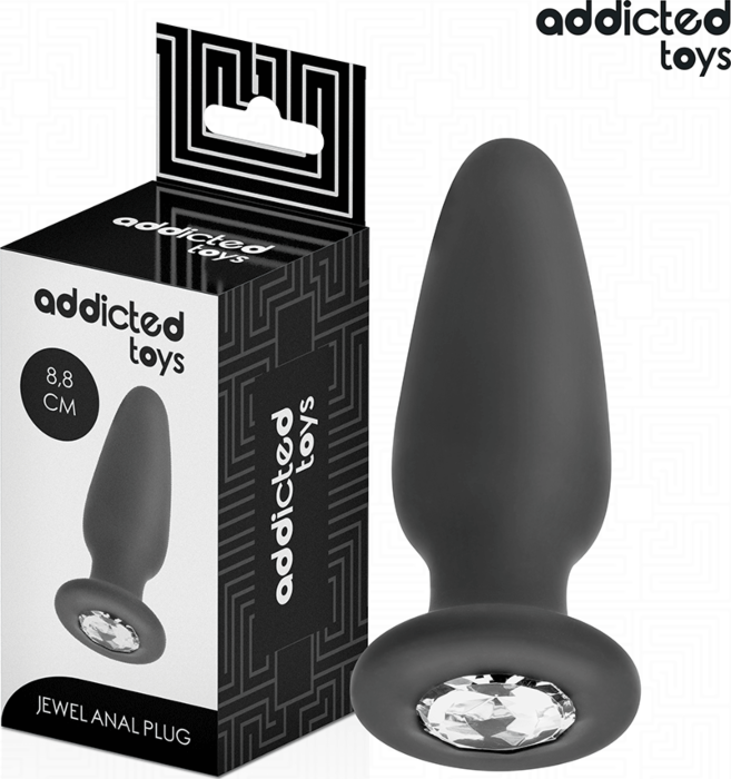 Plug Anal Addicted Toys S com Joya Elegante Plug Anal Addicted Toys S com Joya Elegante