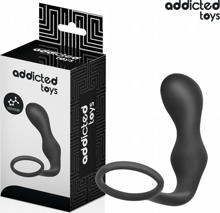 Plug Anal Addicted Toys Modelo 3 com Anel