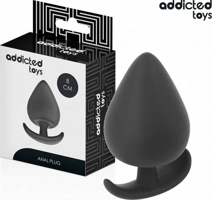 Plug Anal Addicted Toys Tamanho L 8 cm Conforto