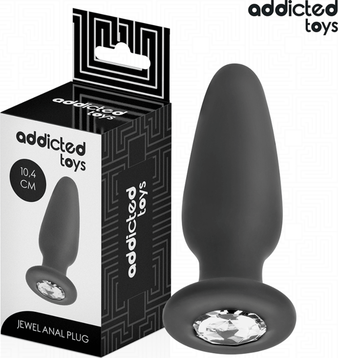 Plug Anal Addicted Toys M - Elegância e Prazer