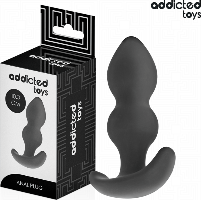 Plug Anal Addicted Toys S Silicona para Prazer Intenso Plug Anal Addicted Toys S Silicona para Prazer Intenso