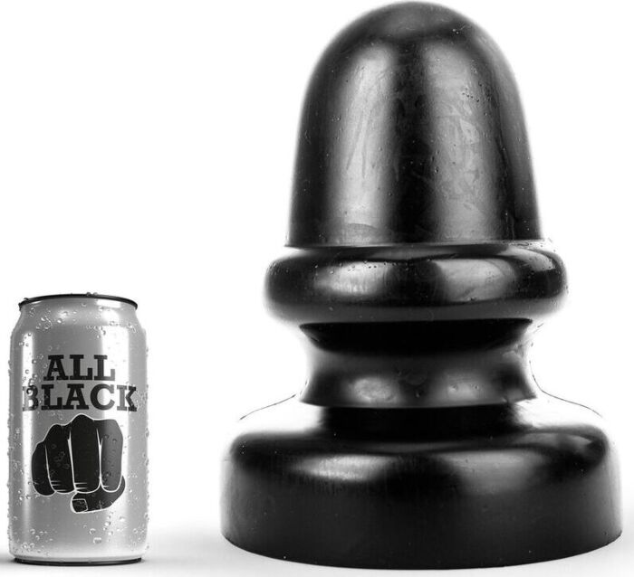 Plug Anal ALL BLACK 23 cm em PVC hipoalergénico Plug Anal ALL BLACK 23 cm em PVC hipoalergénico