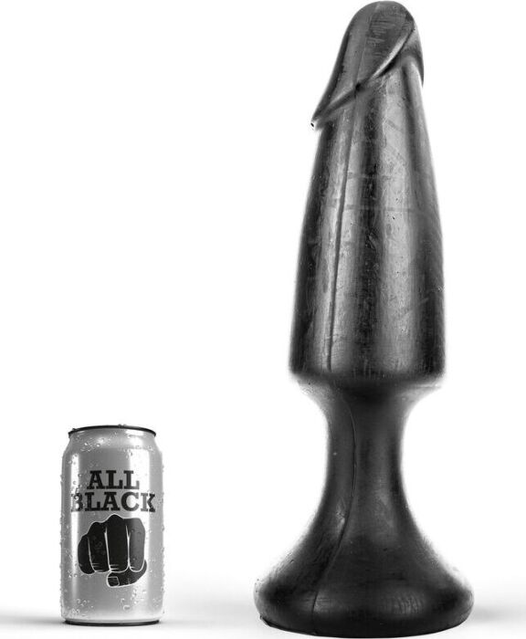 Plug anal ALL BLACK 35 cm formato realista