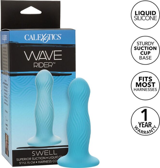 Plug Anal Calexotics Wave Rider Azul Sensual