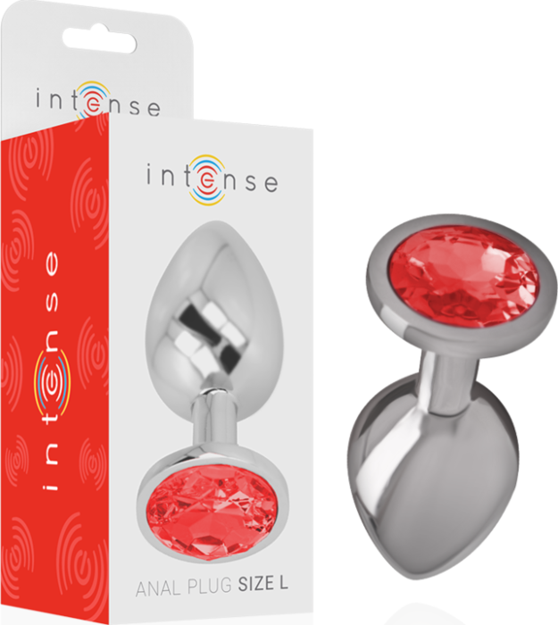 Plug Anal em Metal Fogo Plug Anal em Metal Fogo