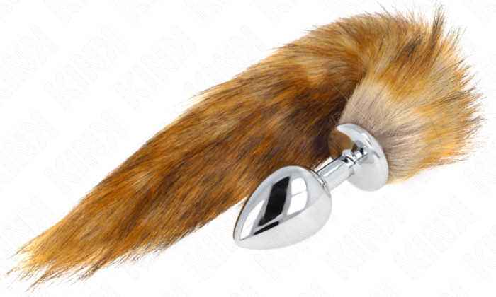 Plug Anal KINK L com Cola Sintética - Prazer Único Plug Anal KINK L com Cola Sintética - Prazer Único