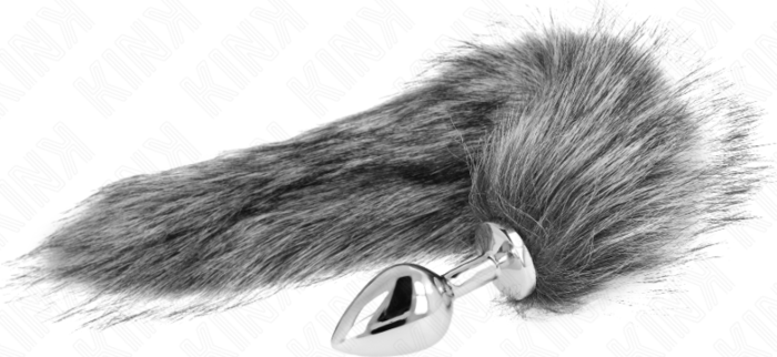 Plug Anal KINK M com Cola Sintética - Prenda Fantasia