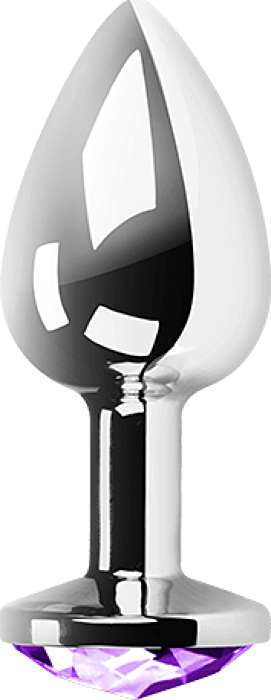 Plug Roxo de Metal Médio Plug Roxo de Metal Médio