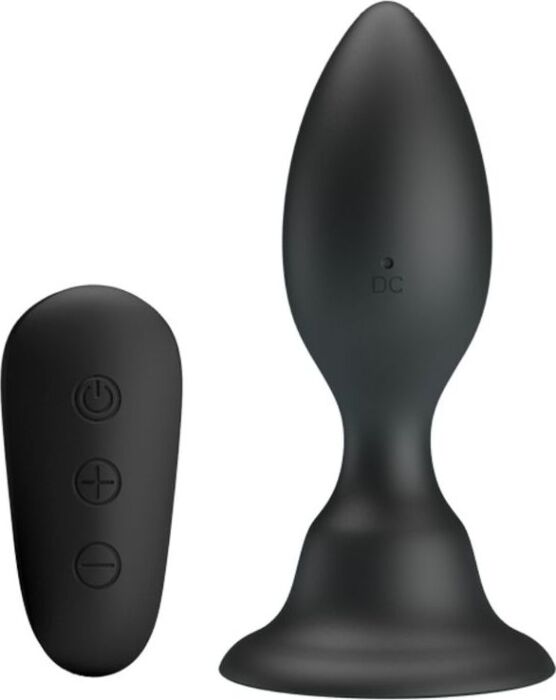 Plug Anal MR PLAY com Vibração e Controle Remoto