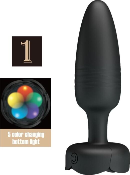 Plug Anal Pretty Love Tarion com Luz LED Plug Anal Pretty Love Tarion com Luz LED