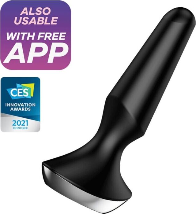 Plug Vibrador Satisfyer Plug-ilicious 2 Preto