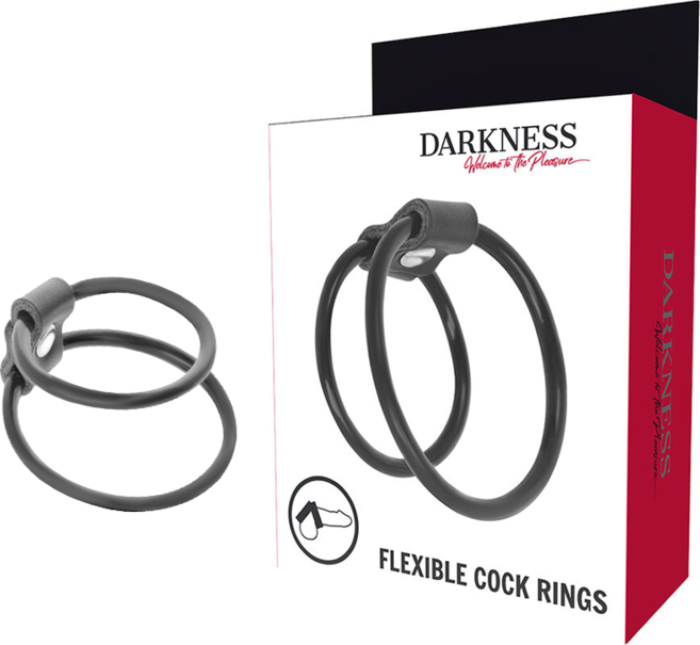 Escuridão - Anéis Duo Potenciadores para Pénis Escuridão - Anéis Duo Potenciadores para Pénis