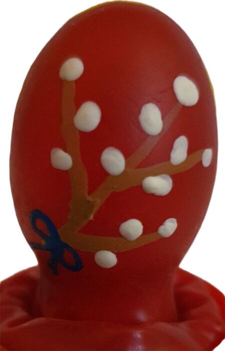 Preservativo Decorativo Condomerie Ovo Páscoa Vermelho