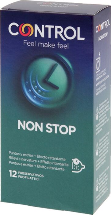 Preservativos CONTROL Nonstop — pontos e estrias (12)