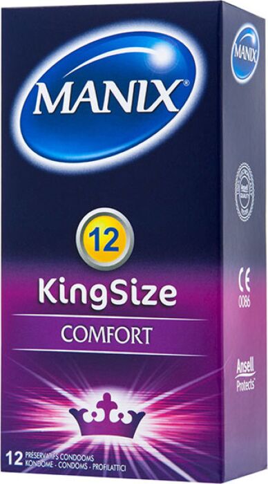 Preservativos Manix King Size 12 unidades