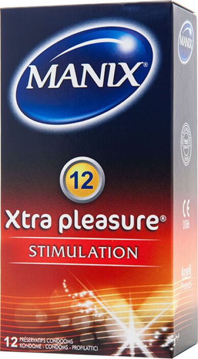 Preservativos Manix Xtra Pleasure 12 unidades