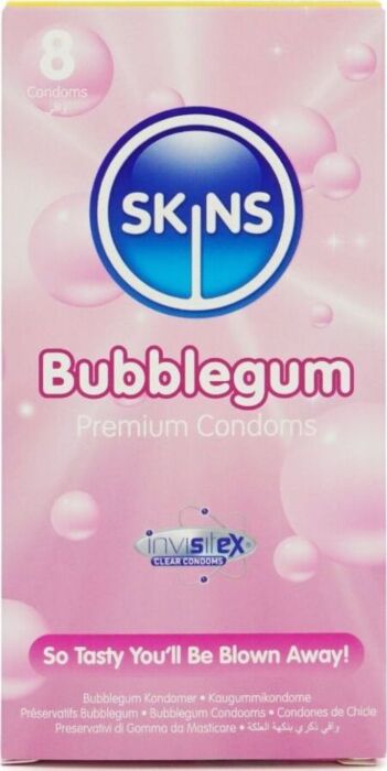 Preservativos SKINS Sabor Chicle Premium