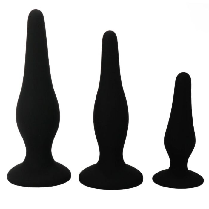 Plug Anal BDSM Anal Toys Kit de Iniciação - Silicone para principiantes Plug Anal BDSM Anal Toys Kit de Iniciação - Silicone para principiantes