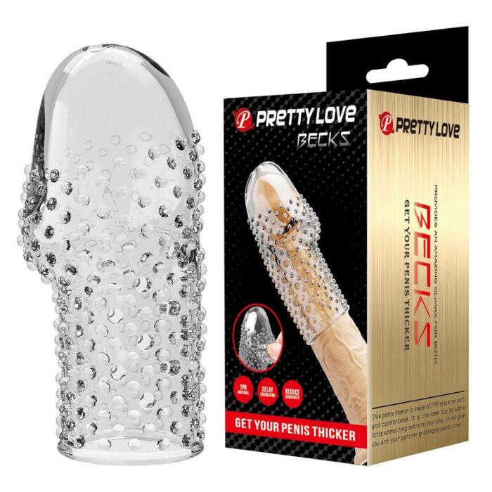 PRETTY LOVE - GEEK'S PENIS SLEEVE GET YOUR PENIS THICKER TRANSPARENT PRETTY LOVE - GEEK'S PENIS SLEEVE GET YOUR PENIS THICKER TRANSPARENT