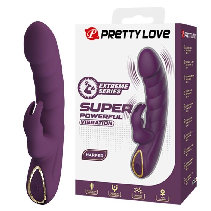 Vibrador Rabbit Pretty Love Harper 10 Funções Vibrador Rabbit Pretty Love Harper 10 Funções