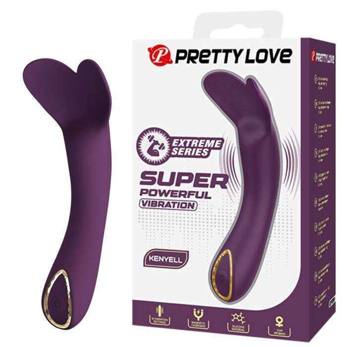Vibrador High Tech Kenyell com 10 funções de vibração Vibrador High Tech Kenyell com 10 funções de vibração