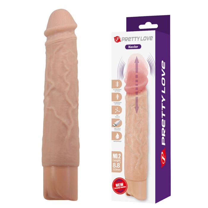 Dildo vibratório PRETTY LOVE KESSLER Dildo vibratório PRETTY LOVE KESSLER