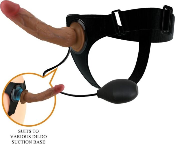 Dildo Pretty Love Kyton com Arnês e Jato de Água Dildo Pretty Love Kyton com Arnês e Jato de Água