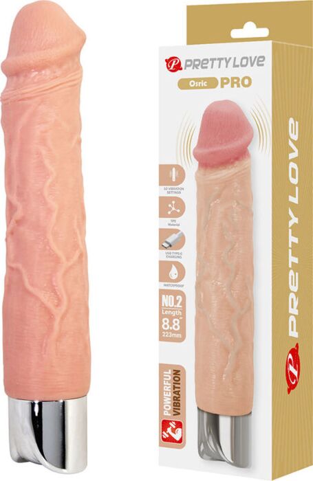 Dildo Pretty Love Osric Pro com Vibração Realista