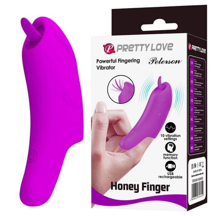 HIGH TECH PRETTY LOVE PETERSON HONEY Vibrador de dedo HIGH TECH PRETTY LOVE PETERSON HONEY Vibrador de dedo