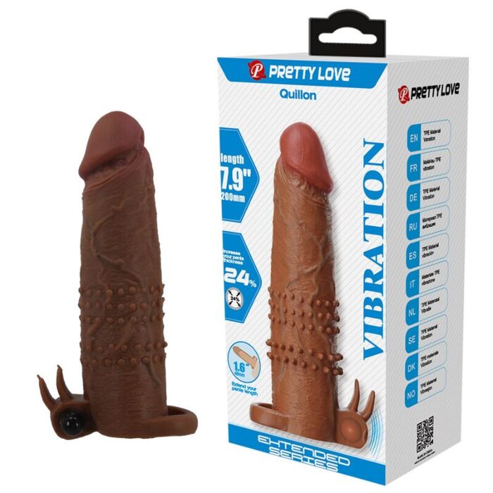 Capa Peniana Vibratória FOR HIM QUILLON Capa Peniana Vibratória FOR HIM QUILLON