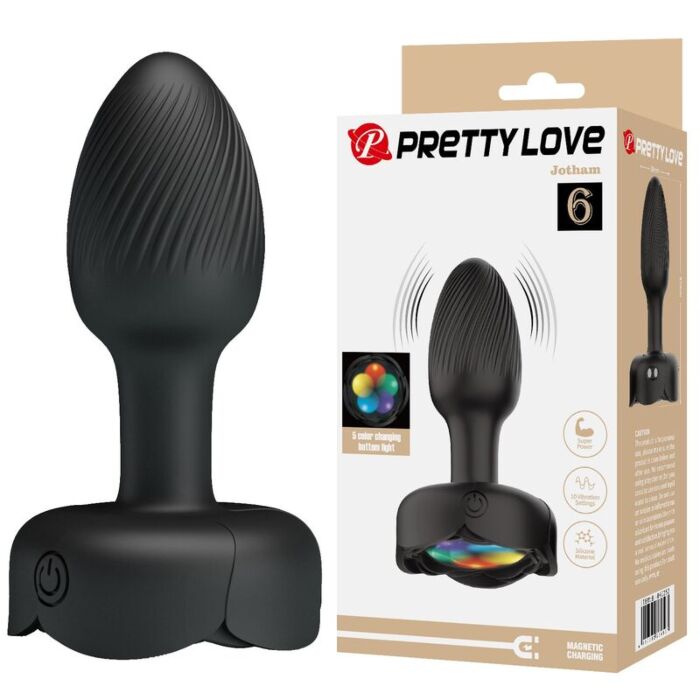 ANAL TOYS PRETTY LOVE Plug Anal Vibratório Recarregável ANAL TOYS PRETTY LOVE Plug Anal Vibratório Recarregável