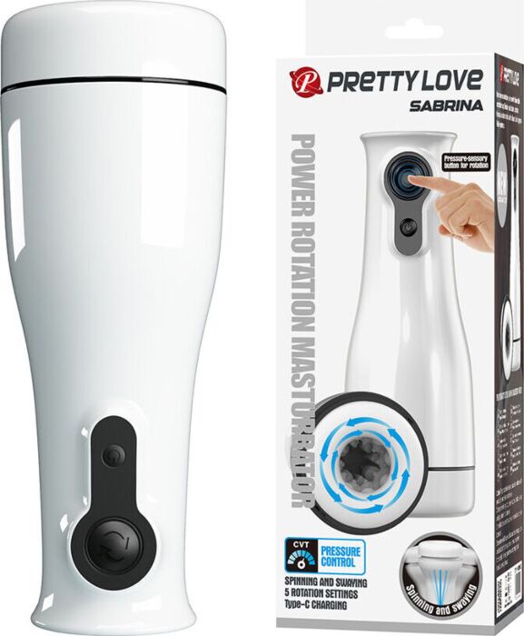Masturbador Pretty Love Sabrina com rotação e sensor Masturbador Pretty Love Sabrina com rotação e sensor