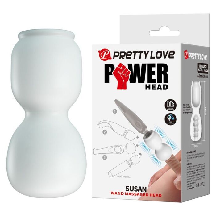 PRETTY LOVE SUSAN POWER Cabeça para Wand PRETTY LOVE SUSAN POWER Cabeça para Wand