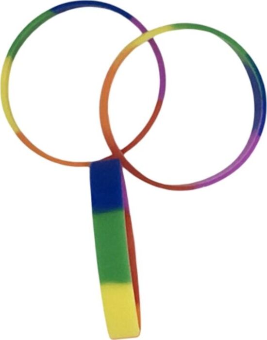 Pulseira Silicona PRIDE Bandeira LGBT Pulseira Silicona PRIDE Bandeira LGBT