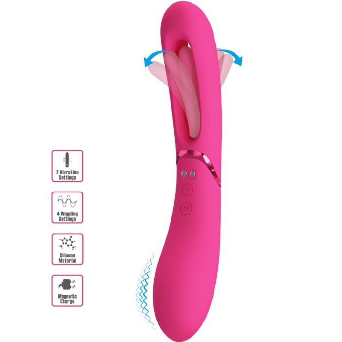 Vibrador ponto G Romance Lexie com movimento e vibrações Vibrador ponto G Romance Lexie com movimento e vibrações