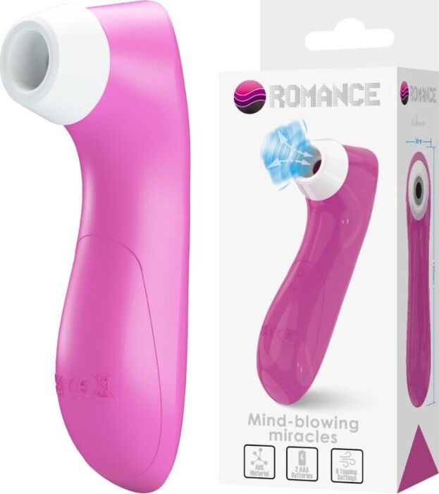 Succionador Romance - Tecnologia de Pulsação Rosa Succionador Romance - Tecnologia de Pulsação Rosa