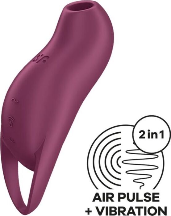 SATISFYER - POCKET PRO 1 ESTIMULADOR CLÍTORIS GRANATE SATISFYER - POCKET PRO 1 ESTIMULADOR CLÍTORIS GRANATE