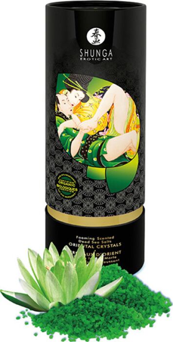Vendas de Banho Shunga Flor de Lótus 500g - Mar Morto - Verde - Aroma Sensual Vendas de Banho Shunga Flor de Lótus 500g - Mar Morto - Verde - Aroma Sensual