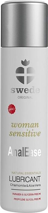 Mulher Sueca Swede Sensível AnalEase à Base de Água 60ml Mulher Sueca Swede Sensível AnalEase à Base de Água 60ml