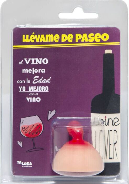 Tetola - Rolha de Vinho com Formato de Mama Tetola - Rolha de Vinho com Formato de Mama