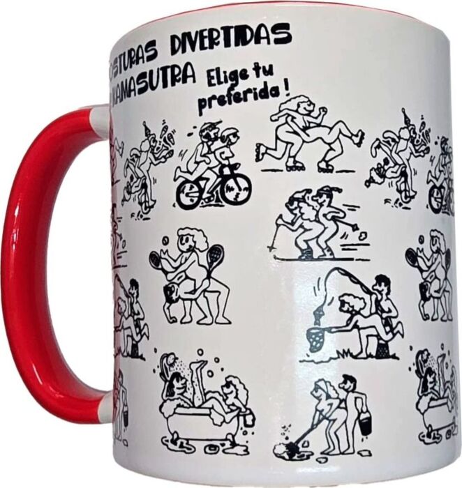 Taza Erótica Diablo Picante Kamasutra Humor
