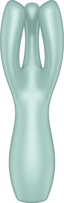 Satisfyer Threesome 3 - Vibrador Verde com 3 Motores