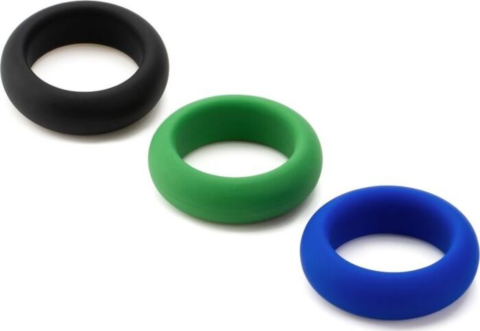 Conjunto de Anéis para Pênis de Silicone Je Joue - 3 Anéis Estimuladores Conjunto de Anéis para Pênis de Silicone Je Joue - 3 Anéis Estimuladores