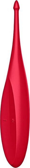 Varinha vibratória Satisfyer Twirling Fun - Vermelho | Vibrador de ponta giratória com 12 programas de vibração Varinha vibratória Satisfyer Twirling Fun - Vermelho | Vibrador de ponta giratória com 12 programas de vibração